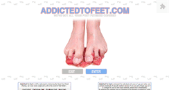 Desktop Screenshot of addictedtofeet.com